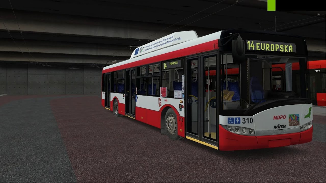 SIMT MHD - Linka 14 Škoda 26Tr #310 MDPO