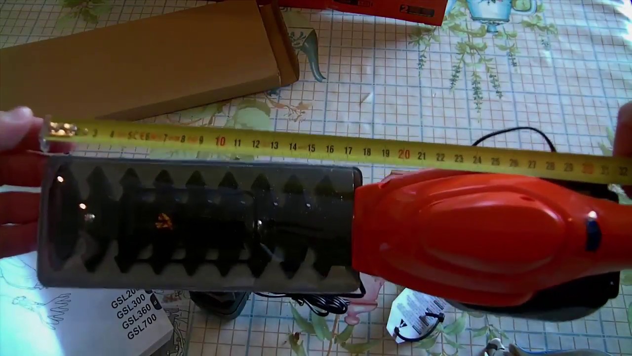 unboxing podadora tijera Black & Decker GSL300