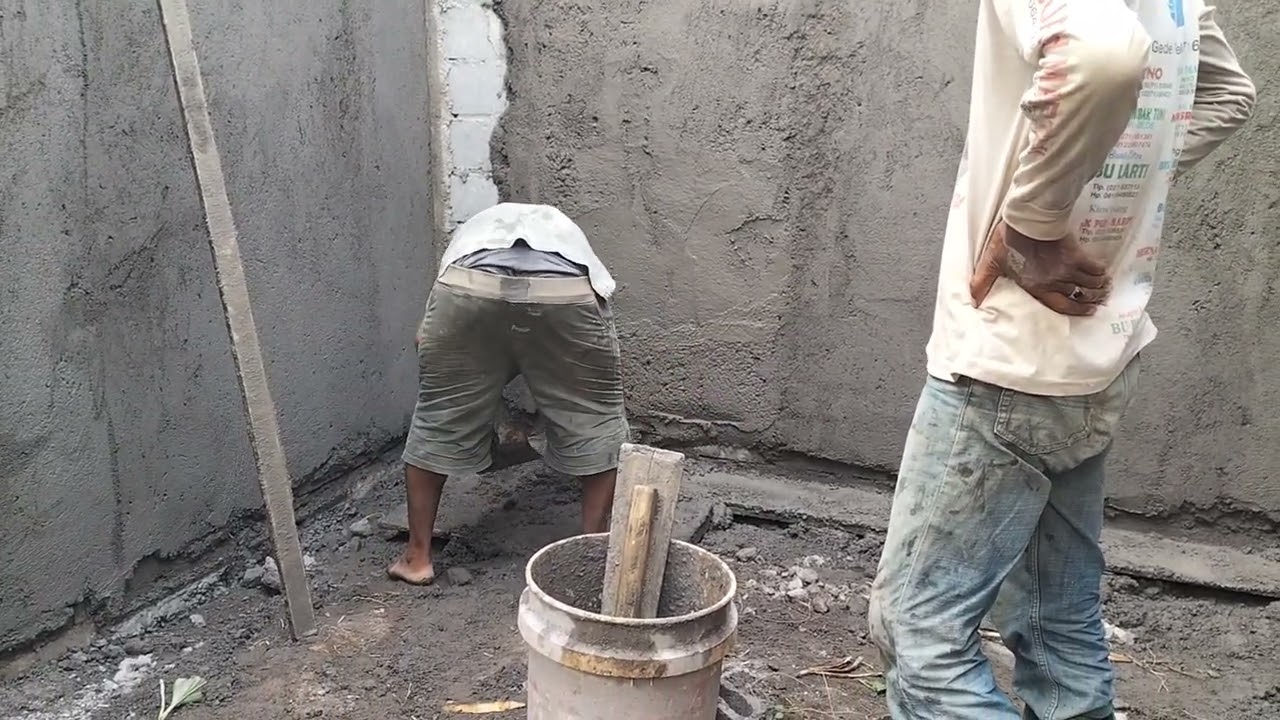 cara plester batako mudah praktis cebat hasil maksimal