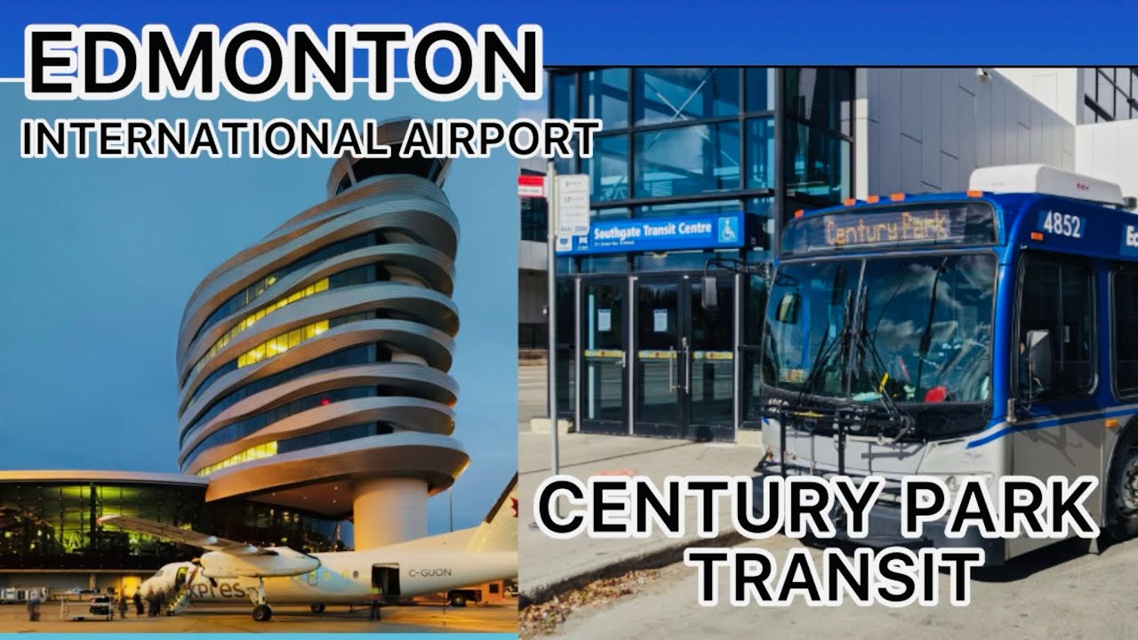 EDMONTON INTERNATIONAL AIRPORT TO CENTURY PARK TRANSIT #canadalife #edmonton 