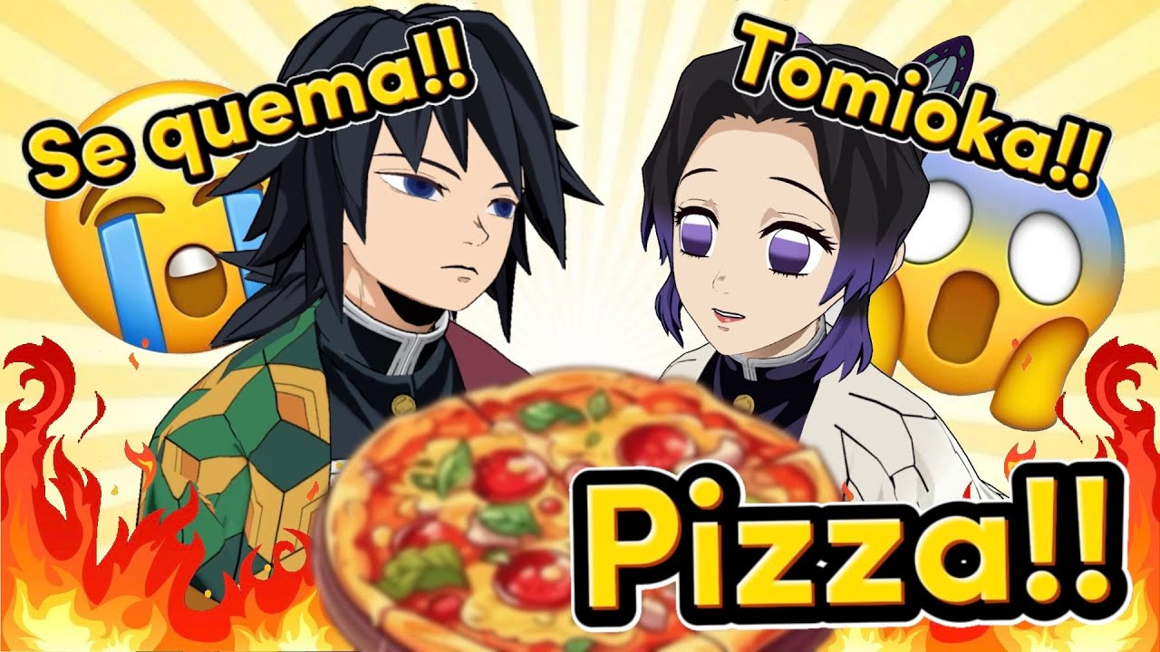 SHINOBU Y TOMIOKA COCINANDO🍕....SALE MAL