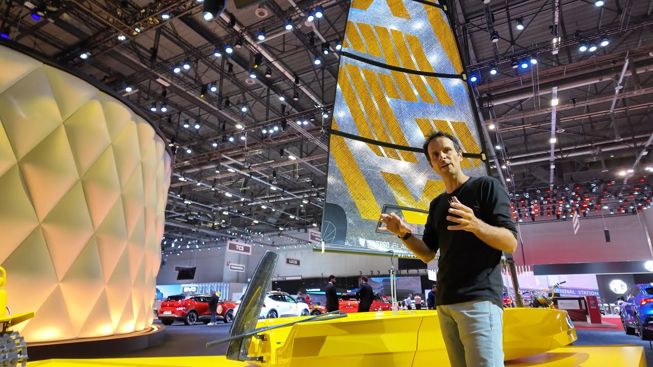 Reverso Air, сверхлегкая складная парусная лодка малого размера на Женевском моторшоу