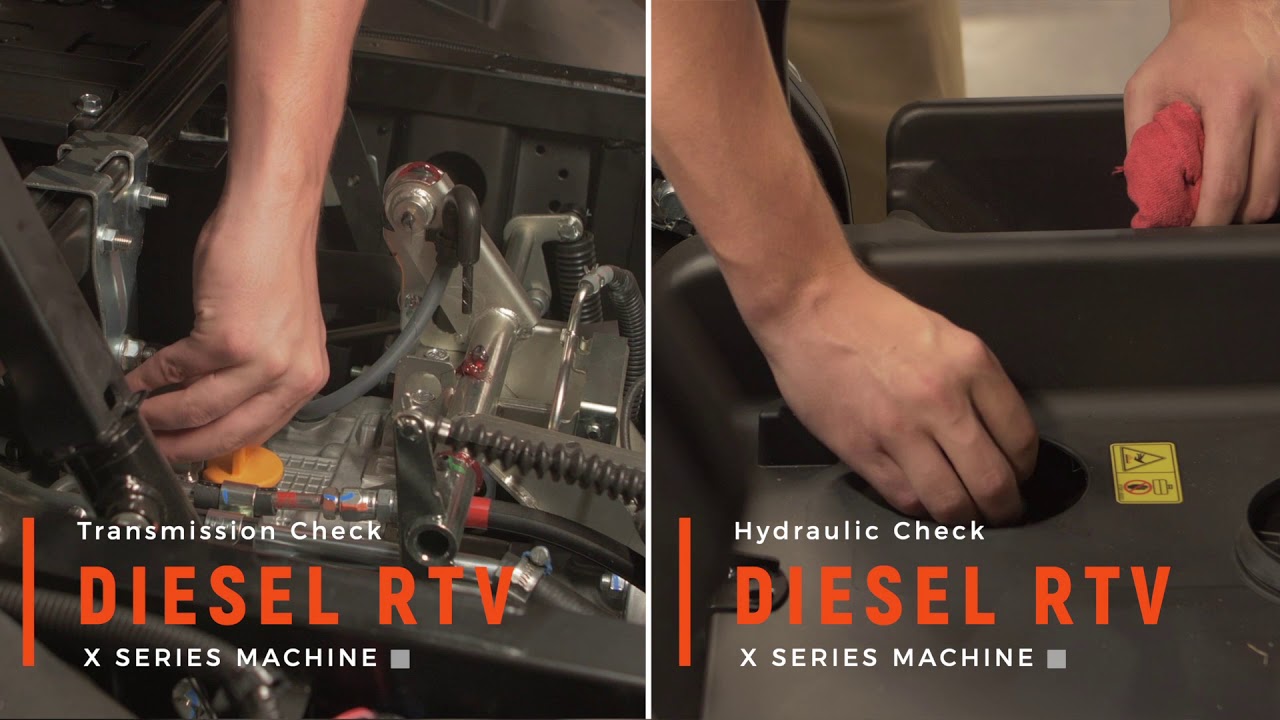 X Series RTV - X1120D - Transmission, Hydraulic Oil Check- Know Your Kubota