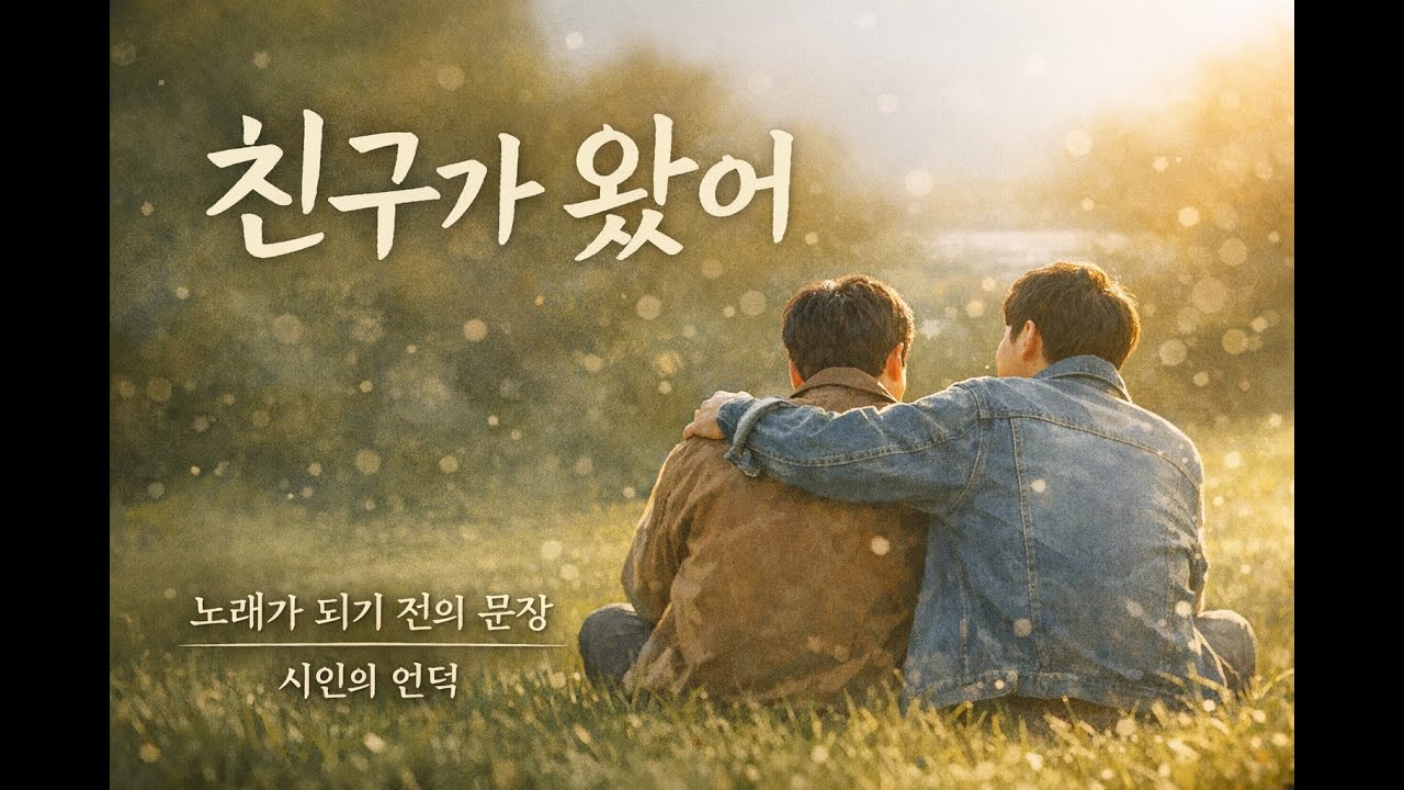 친구가 왔어