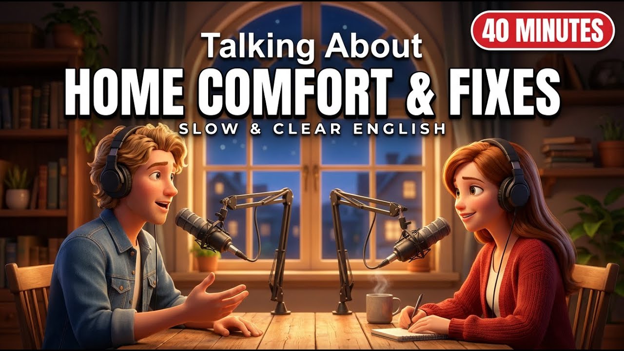 My Room Is Too Noisy! | Real English Conversation (B1)