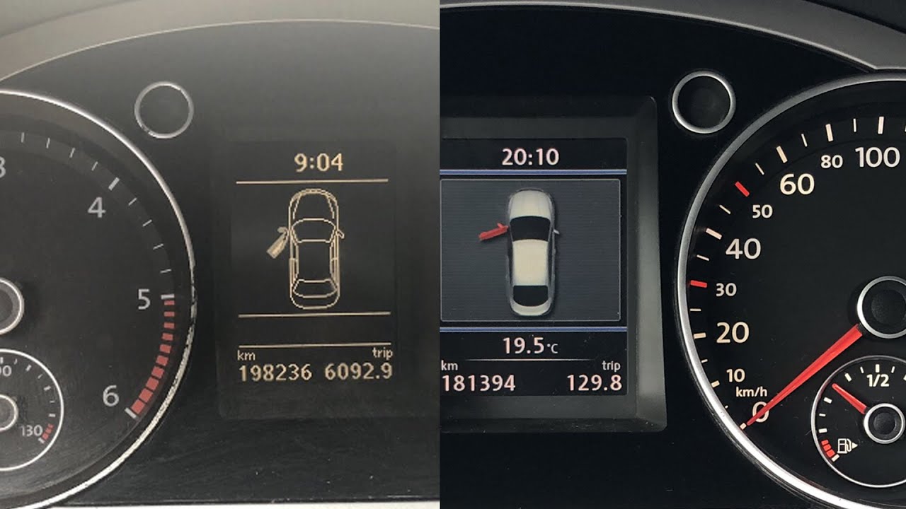 Passat B6,B7,CC 3C Instrument cluster change in premium Full Color