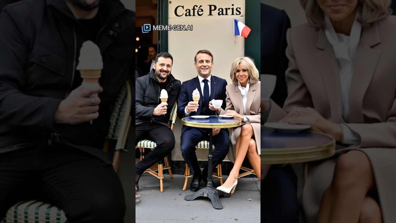 Zelensky&rsquo;s Paris Caf&eacute; Chaos: Macron, Trump&hellip; and the Putin Pigeon 😂