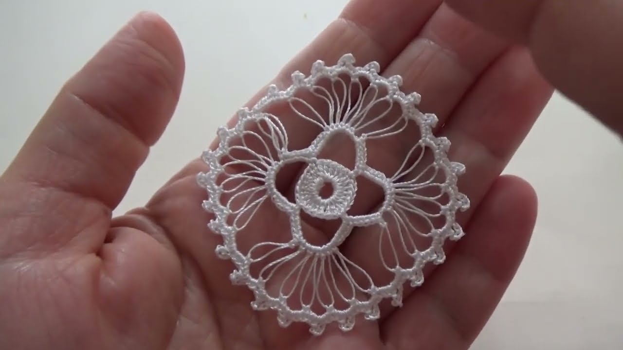 Dondurma Çubuğu ile Kolay ve Gösterişli Dantel Modeli Motif Örülüşü✅ #lace #crochet