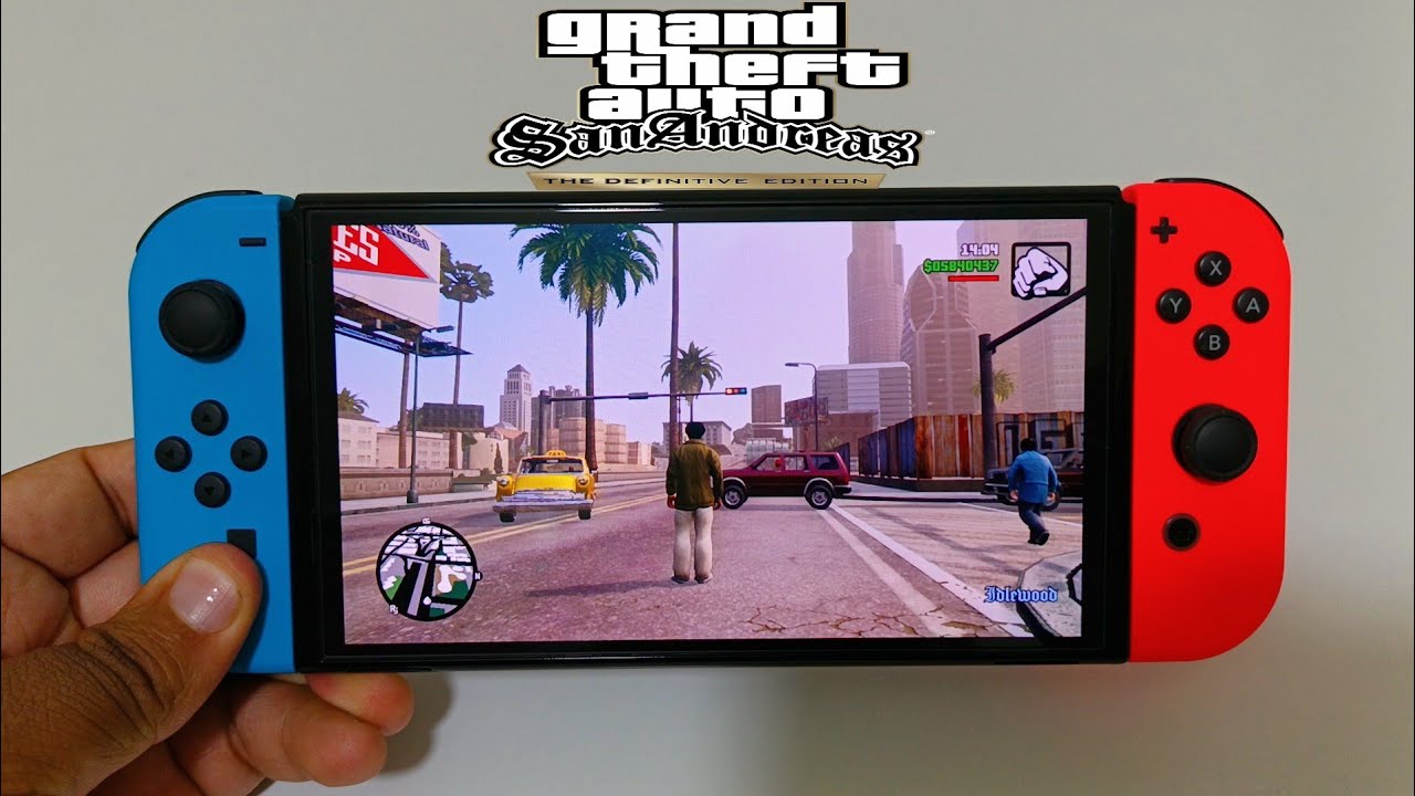 GTA SA Definiteve Edition En Nintendo Switch OLED Actualmente GAMEPLAY