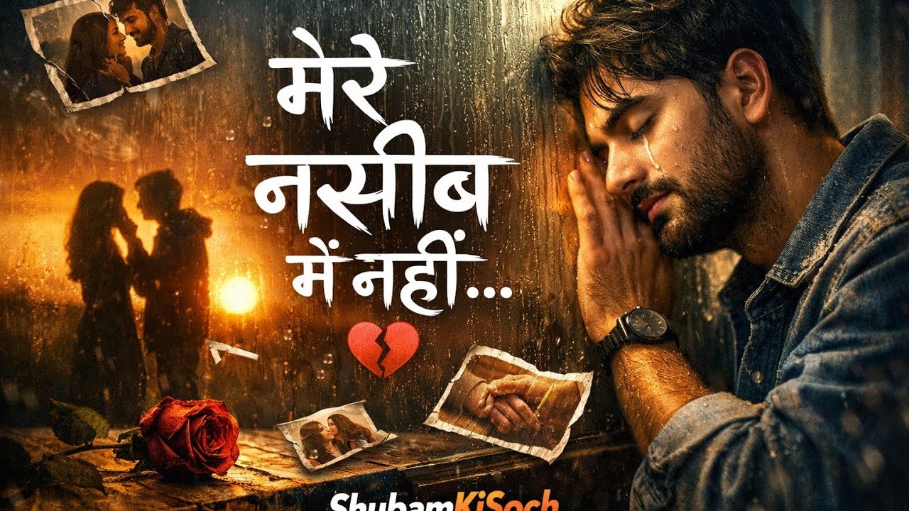 Mere Naseeb Mein Nahi | Heart Touching Sad Song | 2026 best sad song. ShubamKiSoch. 