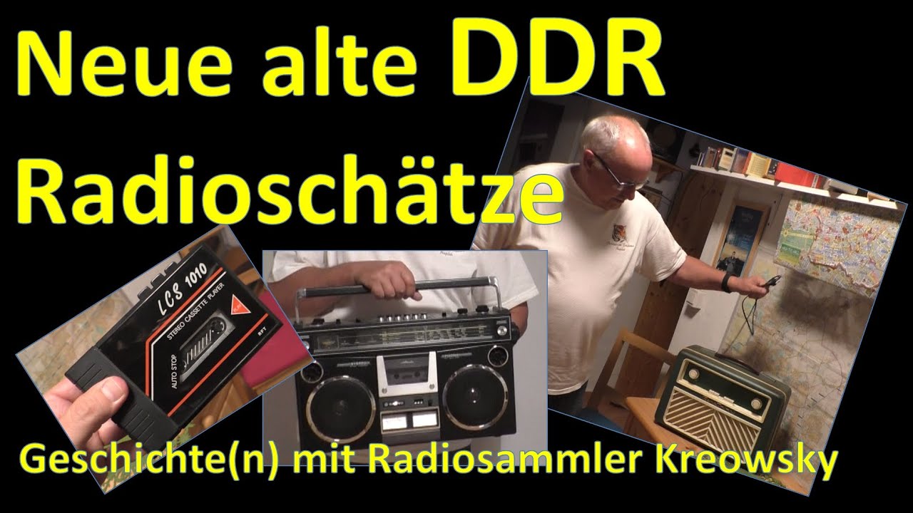 Neue Radiogeschichte(n) aus der DDR + mehr mit Jürgen Kreowsky: REMA, Stern Radio, Sanyo, RFT...