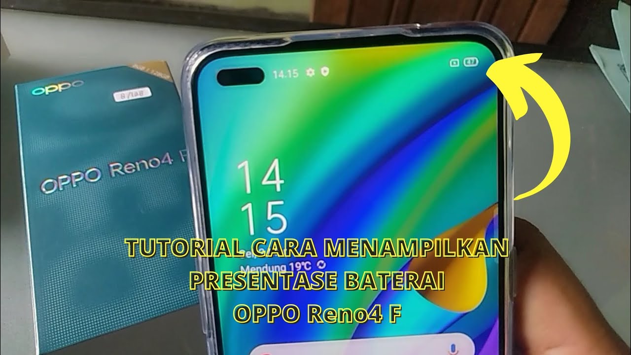 CARA MENAMPILKAN PRESENTASE BATERAI DI HP RENO4 F