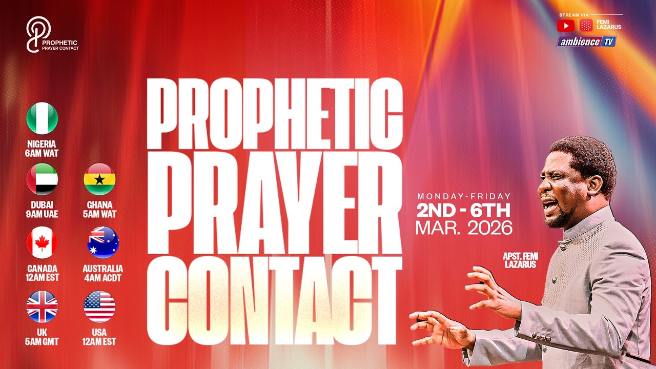 PROPHETIC PRAYER CONTACT || 10TH MARCH 2026