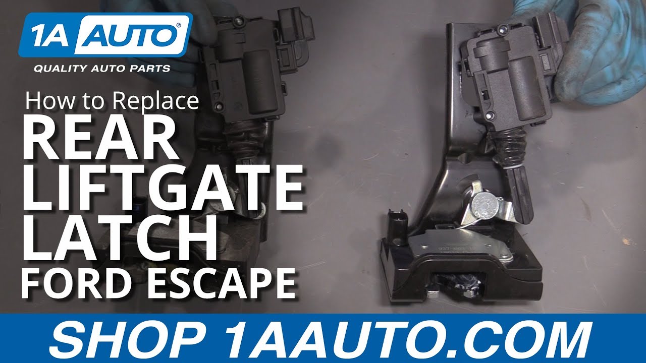 How to Replace Rear Liftgate Latch 09-12 Ford Escape