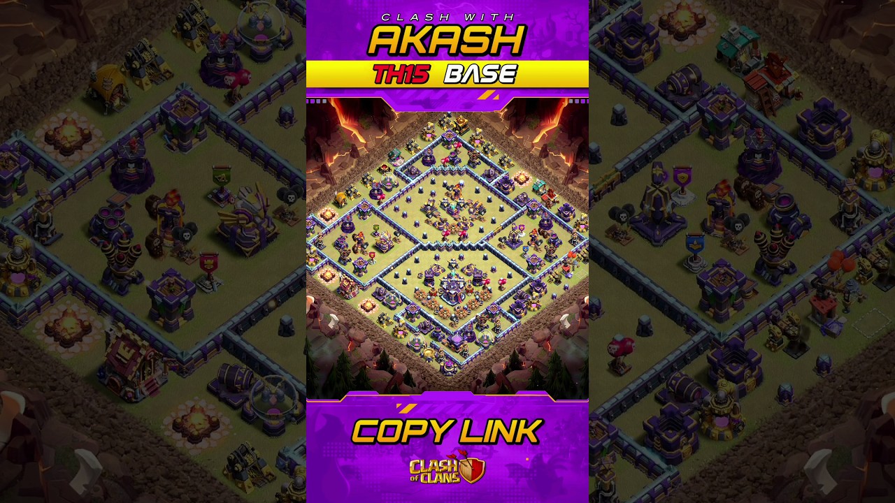 Anti Root Rider TH15 War Base With Link | TH15 Legend Leque Base | Clash of Clans