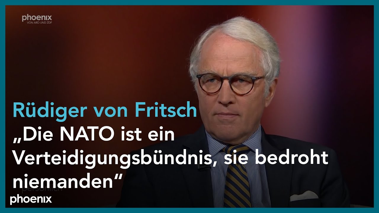 phoenix persönlich mit Rüdiger von Fritsch (ehem. Botschafter in Russland)