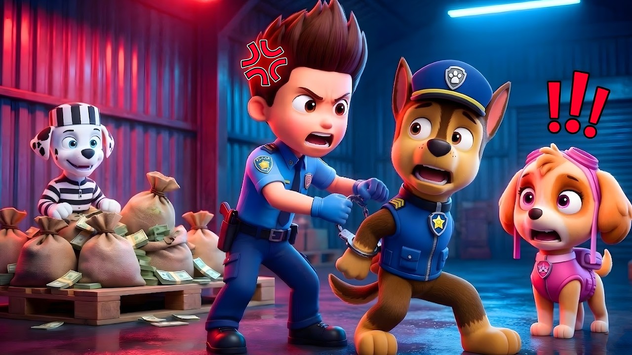 ¿Qué pasó...? ¡¿Chase es un ladrón?! Por favor, no llores, Skye. - Paw Patrol en Español | Rainbow 3