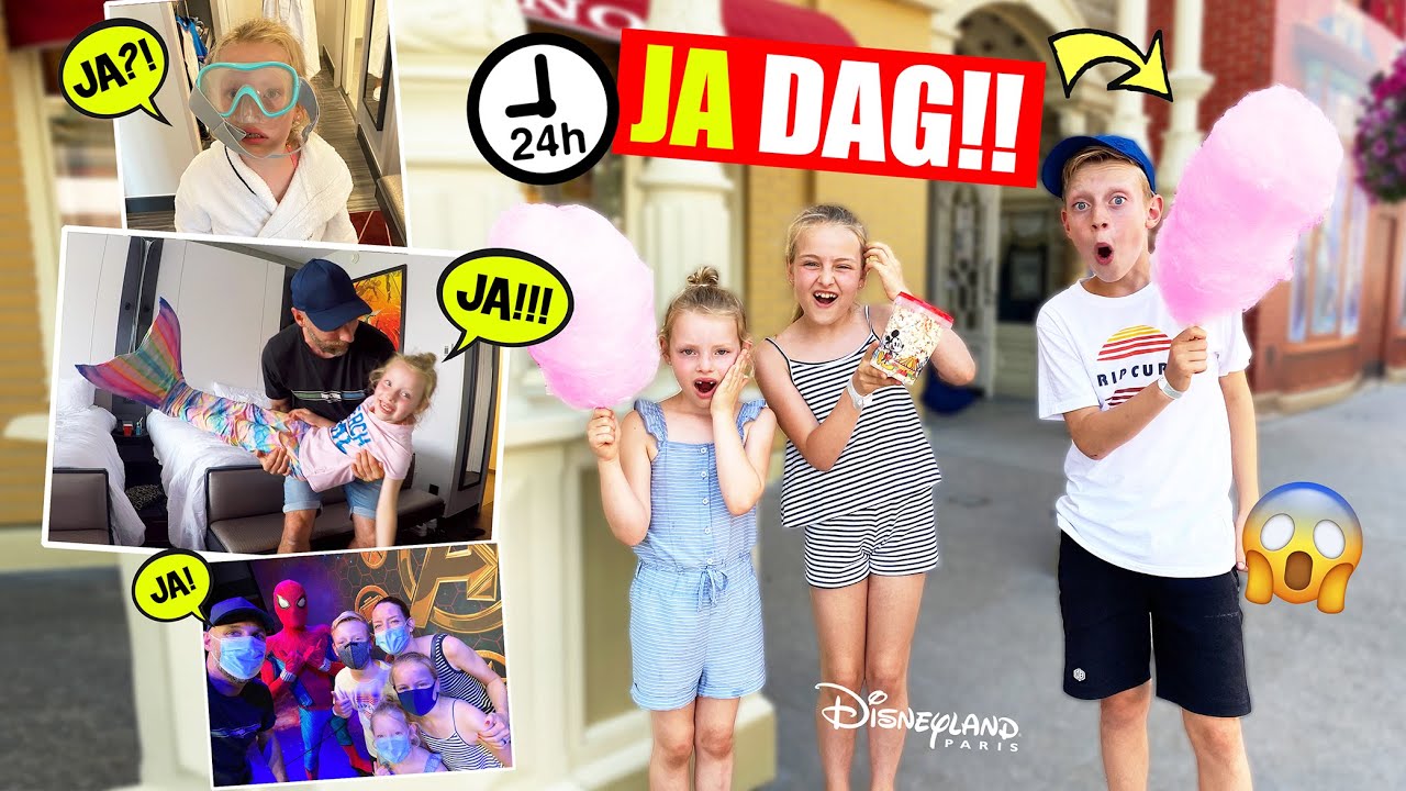 WE DOEN EEN JA-DAG in DISNEYLAND!!! [Alleen Maar Ja Zeggen Tegen De Kinderen]  ♥DeZoeteZusjes♥