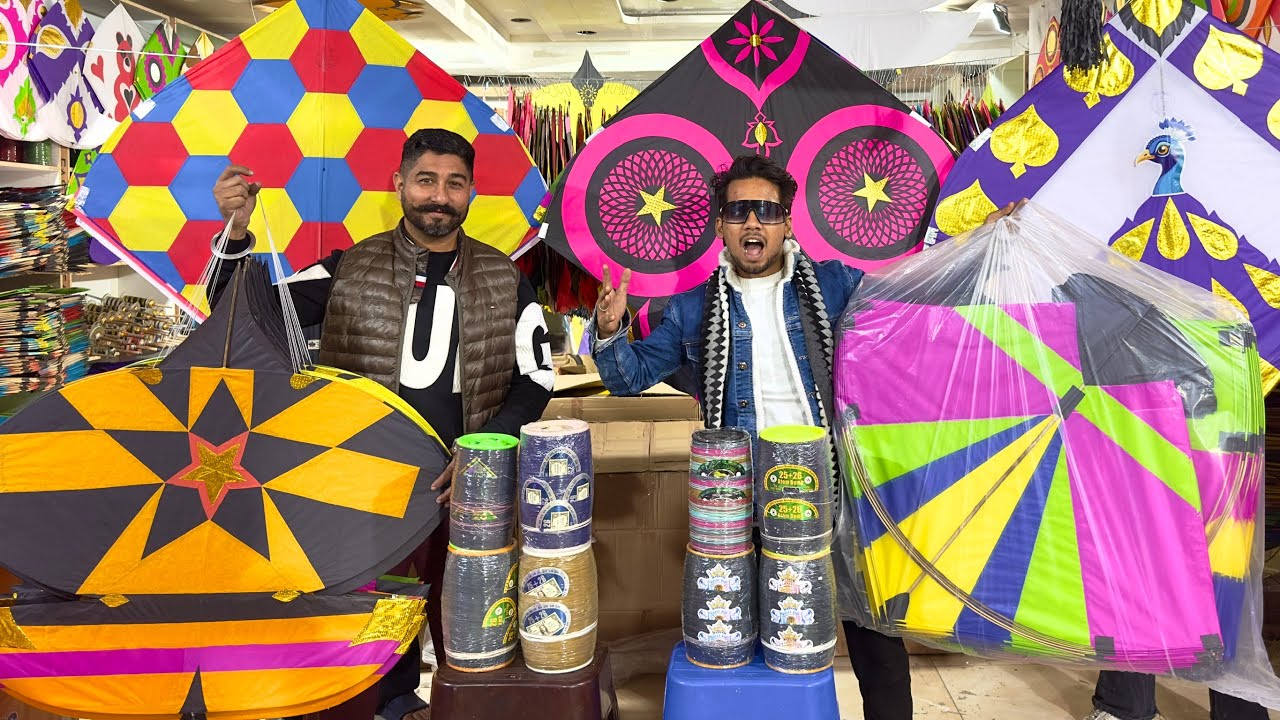1 lakh rs Kite Shopping Lohri 2026 | Lohri Kite Vlog 2026 | Cheapest Kite Market in Amritsar 🪁