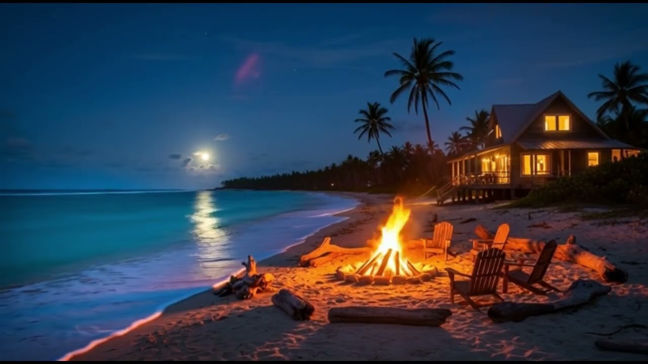 Listening to songs by the sea is beautiful and has beautiful melodies.