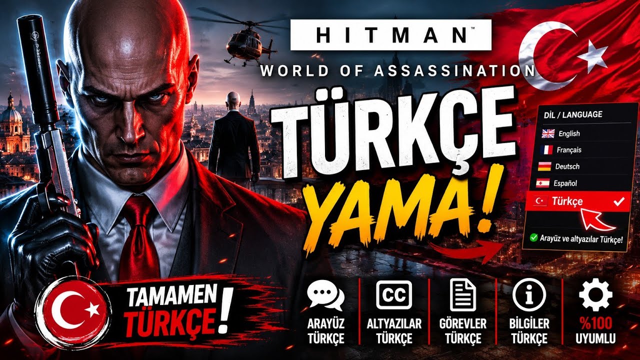 Hitman World of Assassination Türkçe Yama Kurulumu (Güncel ve Kolay!)