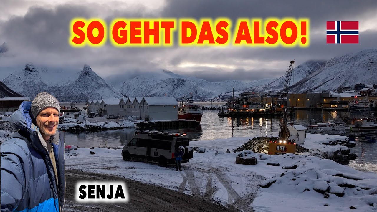 #1313 WINTER AUF SENJA und die Sache mit dem MAN TGE MOTOR | Hus&ouml;y, Baltsfjorden, Tungeneset, Norge