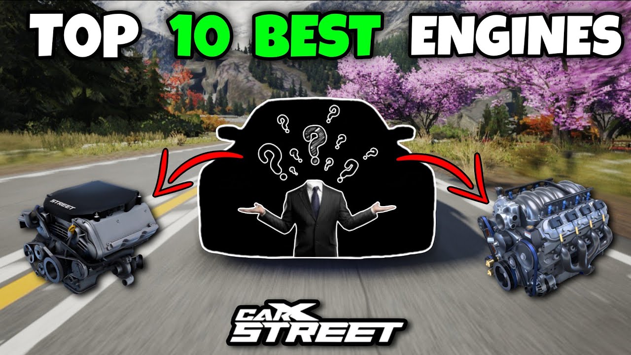 CarX Street - TOP 10 BEST ENGINES SWAPS FOR ANY CAR | CarX Street Tips & Tricks 