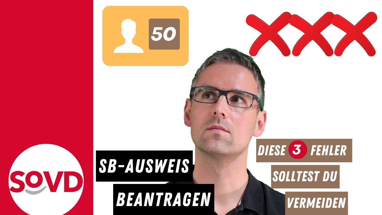 Schwerbehindertenausweis beantragen - diese drei Fehler solltest Du vermeiden