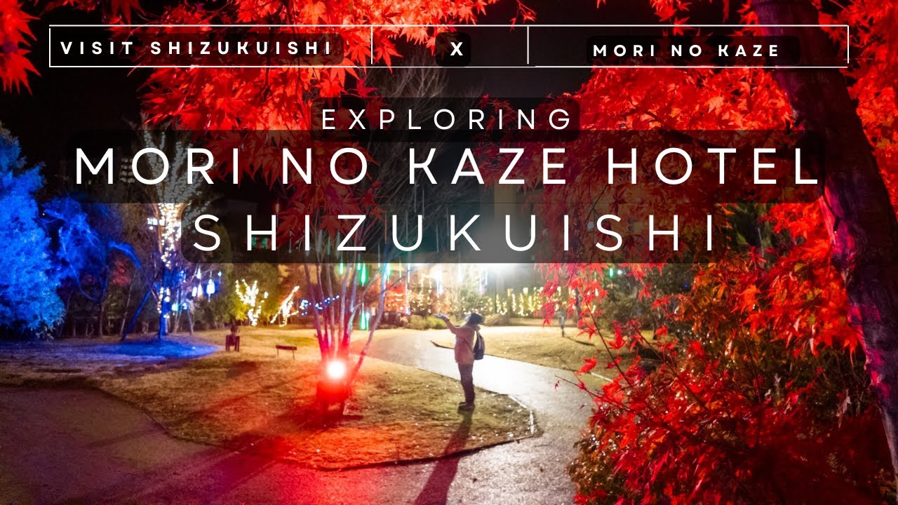 Walk through at the Illumination garden at Mori no Kaze - Shizukuishi