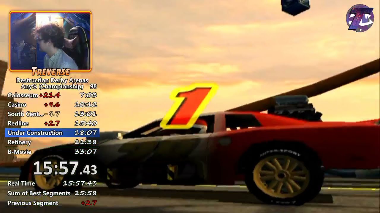 Demolition Derby Arenas - NG Championship Speedrun in 30:34.22