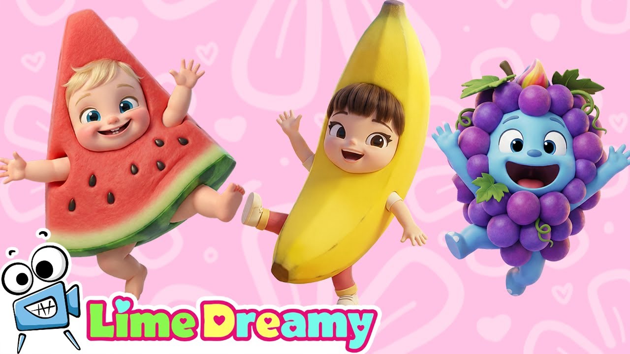 🔴 LIVE NOW: Fruit Song & Best Baby Songs 🍎🎶 | Non-stop Nursery Rhymes | Lime Dreamy