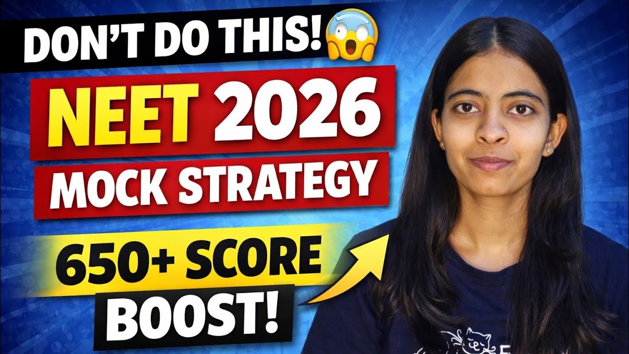 Only  NEET MOCK TEST STRATEGY to Score 650+ in just 60 DAYS🤫Complete Guidance🚨BOOST your Score 🔥