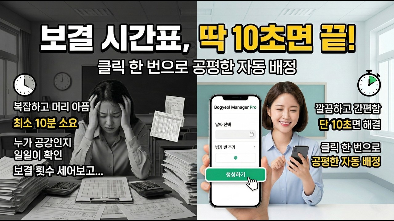 보결 매니저 pro 사용법