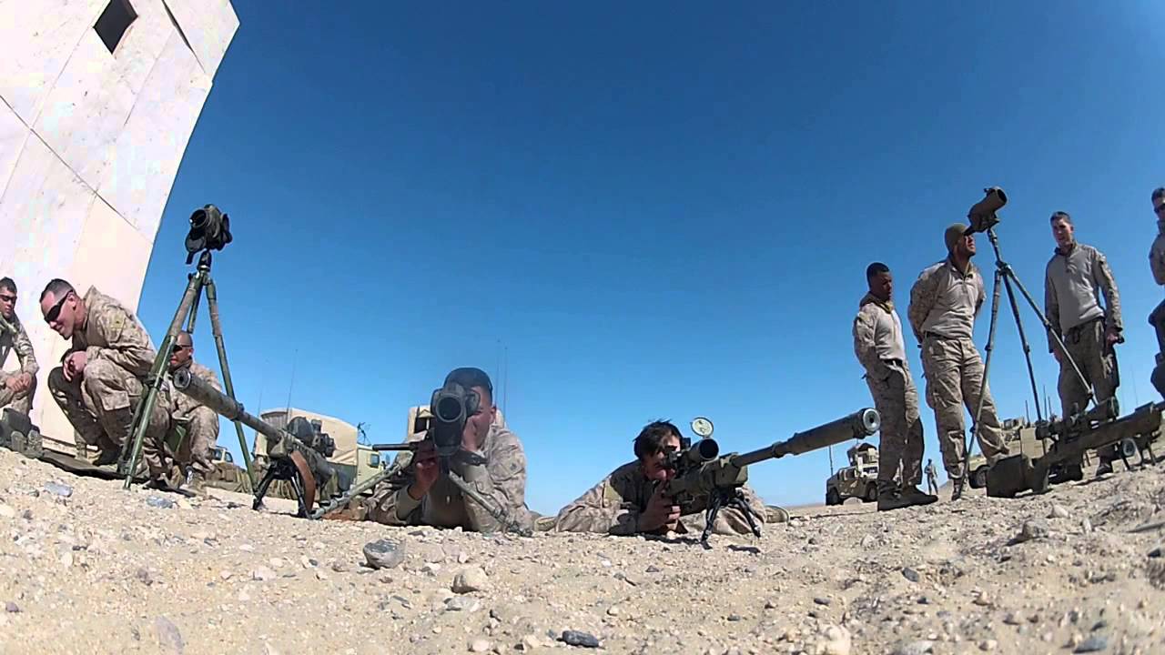 Marine Scout Sniper platoon.