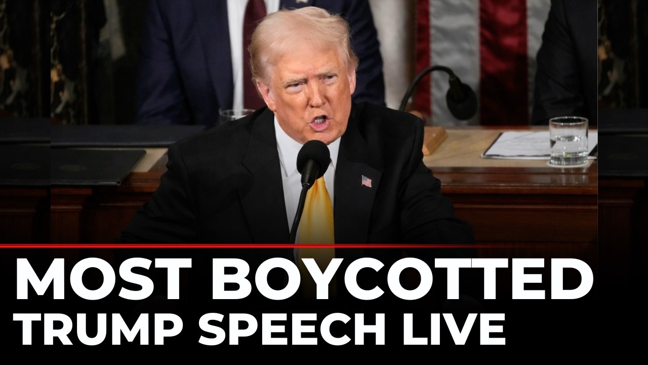 Trump Speech LIVE: State of the Union 2026 | Boycotts | Epstein Files Protest | Iran War | US News