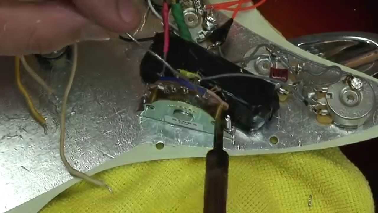 Замена сломанного 5-позиционного переключателя Fender Strat