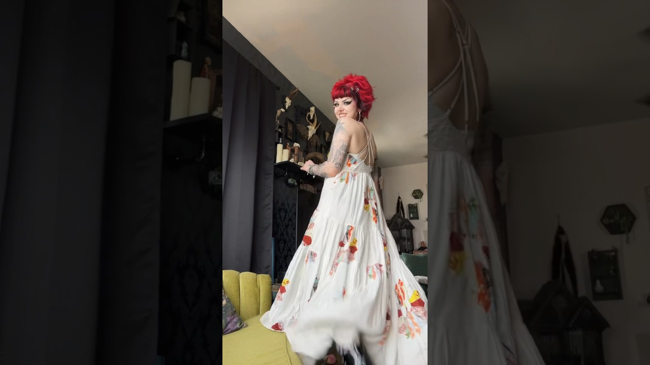 I called is my raggedy Ann look #alt #transition #sundress