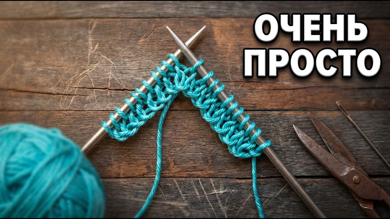 ЭТО ЖЕ ЧУДО! ✨ Шикарный узор спицами!
