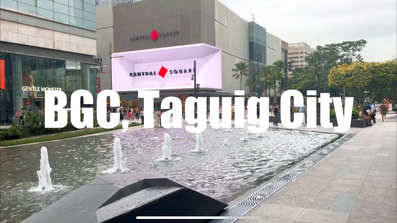 Philippines Modern City - BGC Afternoon Walk