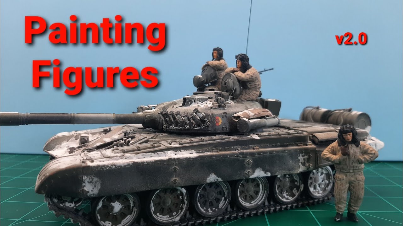 How to Paint East German Tank Crew using Miniart figures (Ukrainian model co.) (Part 3 Video 70)v2.0