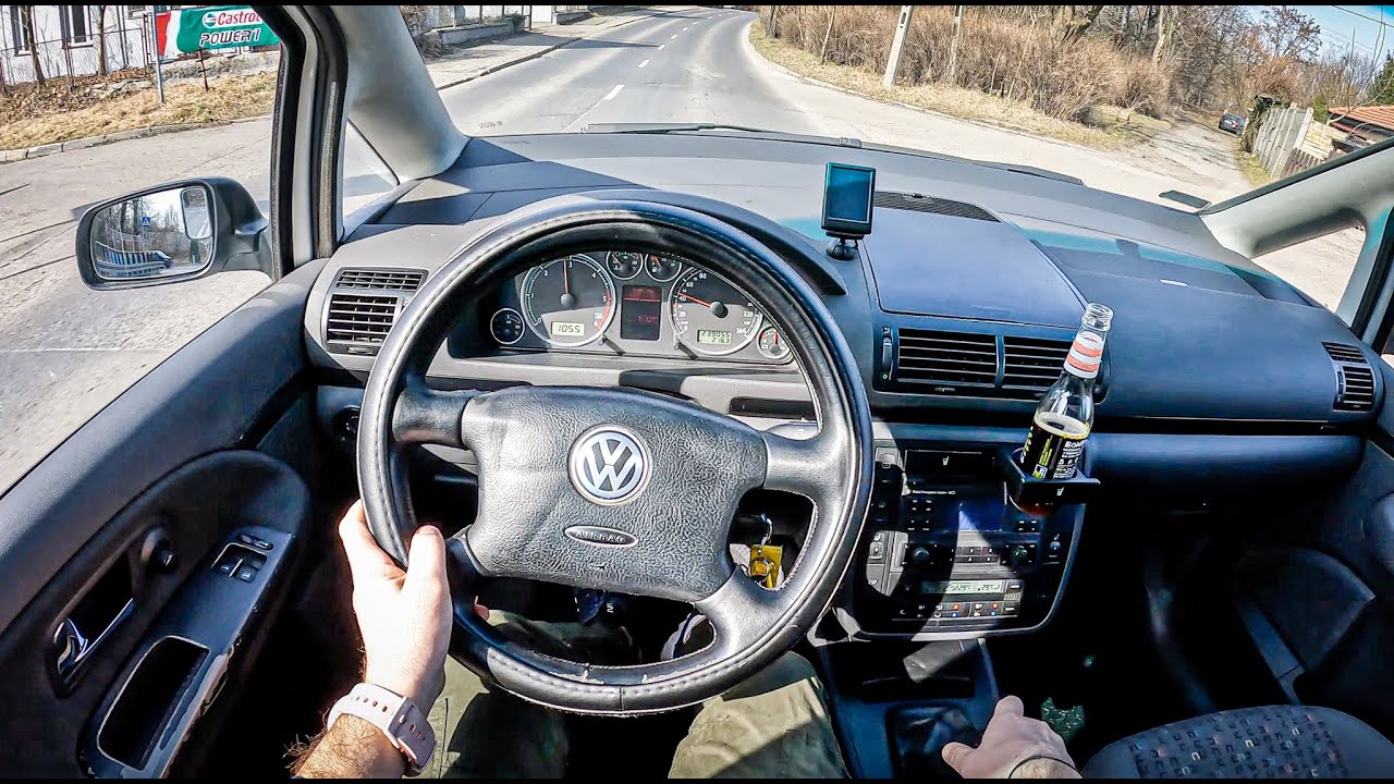 2002 Volkswagen Sharan [1.9 TDI 116HP] | POV Test Drive #1122 Joe Black