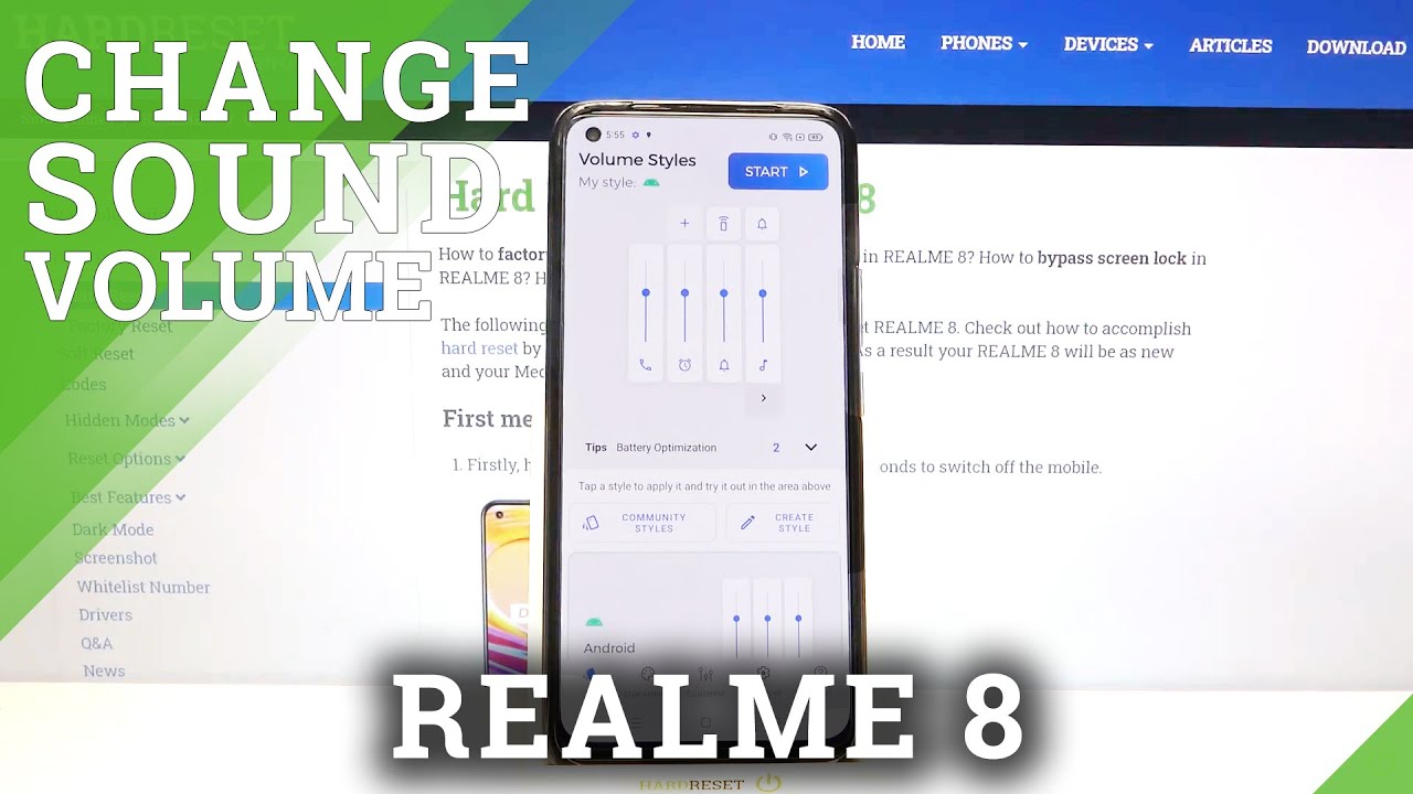 Как настроить панель громкости на REALME 8 &ndash; Скачиваем приложение Volume Styles