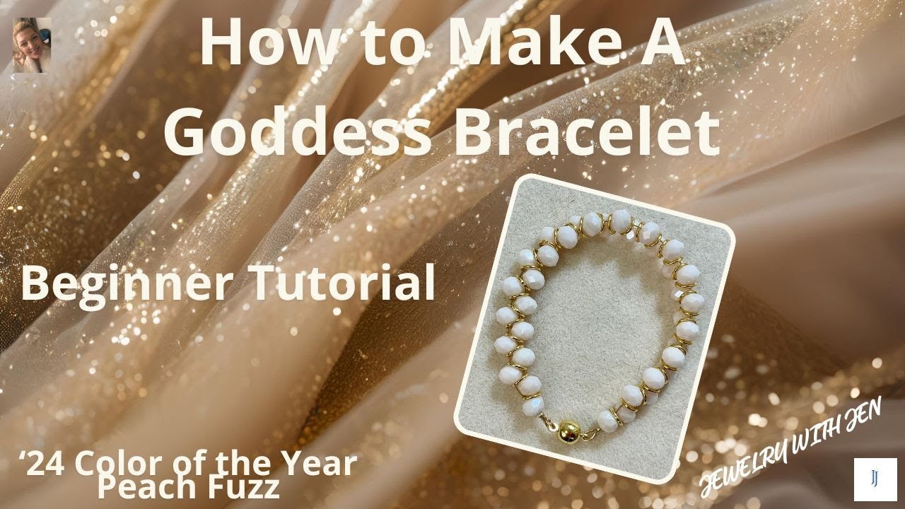 How to Make a Goddess Bracelet - Beginner Tutorial #bracelet #jewelrytutorial