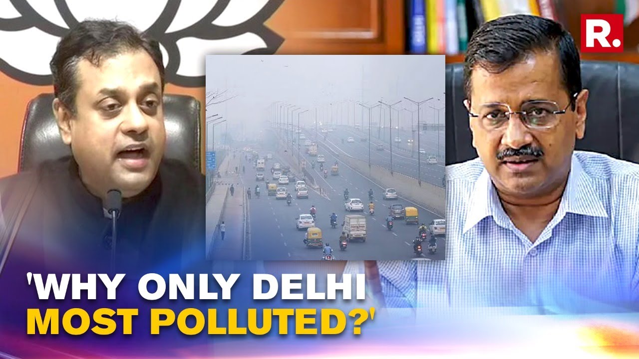 'Kejriwal Blames Farmers': BJP Hits Out At Delhi CM Over Poor Air Quality In The National Capital