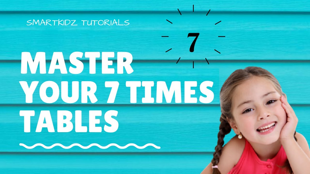 How To Easily Remember 7 Times Multiplication Tables | Easy Tables | SmartKidz Tutorials