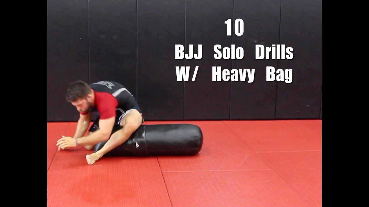 10 BJJ Solo Drills W/ Heavy Bag (Top Pressure And Movement)