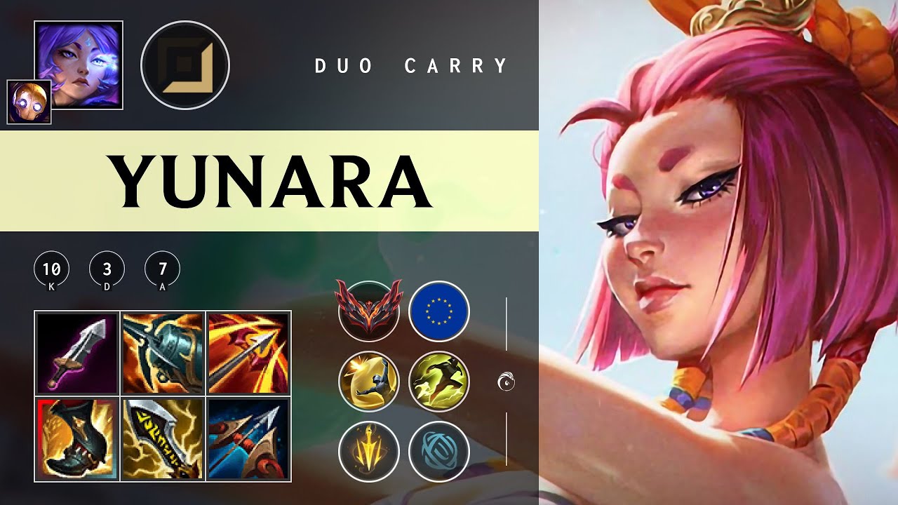 Yunara Carry vs Jhin - EUW Grandmaster Patch 25.24