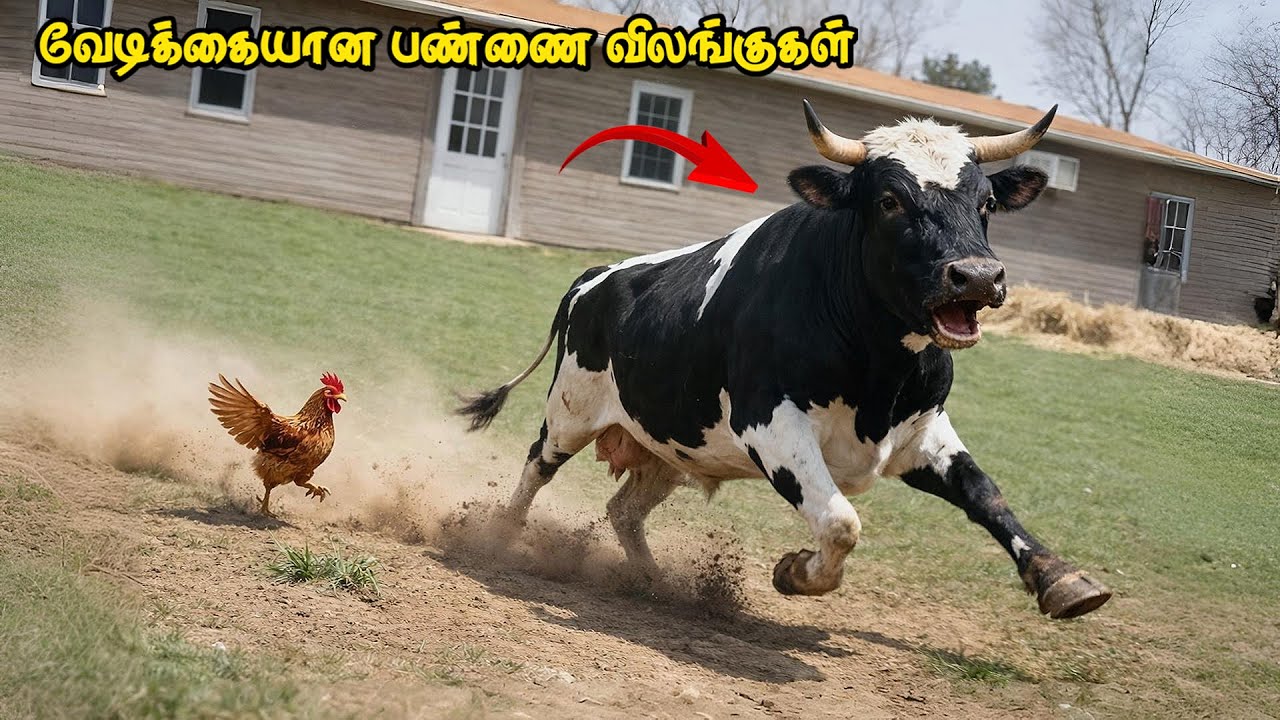 பண்ணை விலங்குகளின் வேடிக்கையான சம்பவங்கள் | Funniest Farm Animals Caught on Camera | AVO