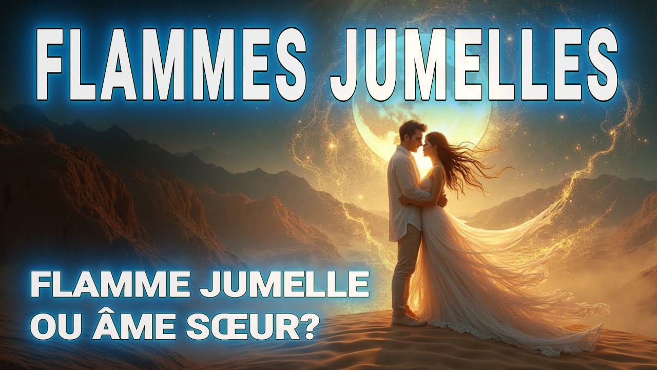 Âmes Sœurs vs Flammes Jumelles  Découvrez la Vérité Cachée sur l'Amour Spirituel !