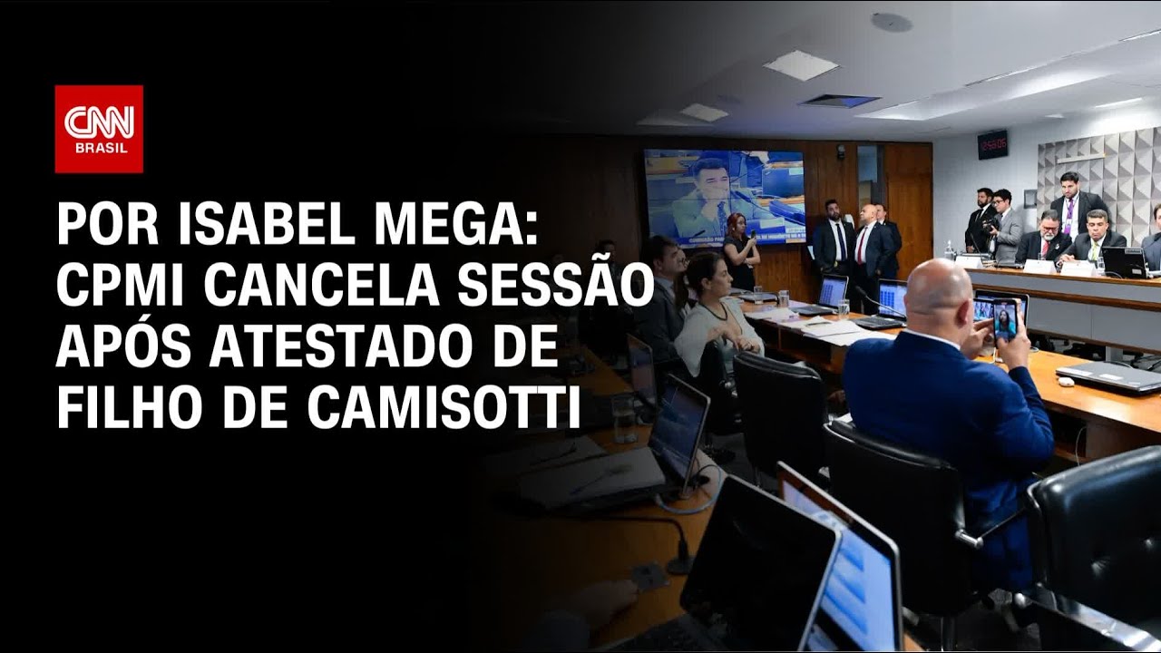 CPMI cancela sessão após atestado de filho de Camisotti | LIVE CNN